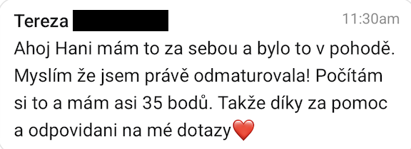 Recenze studenta