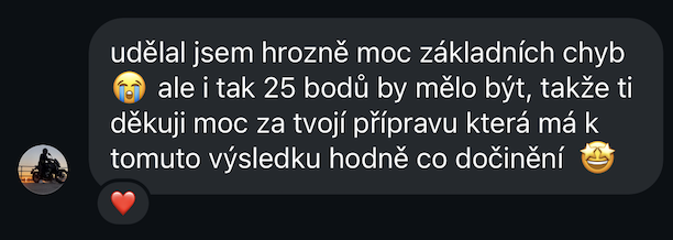 Recenze studenta