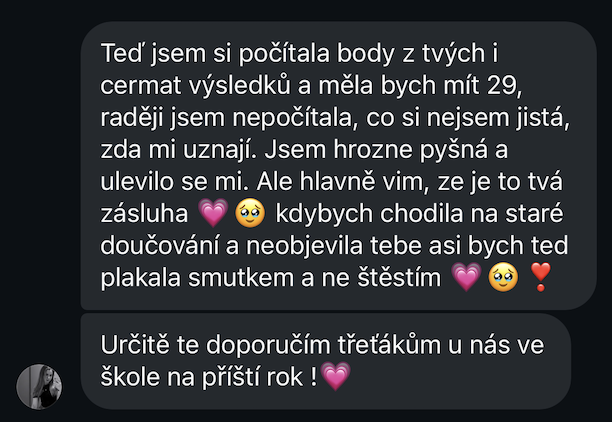 Recenze studenta